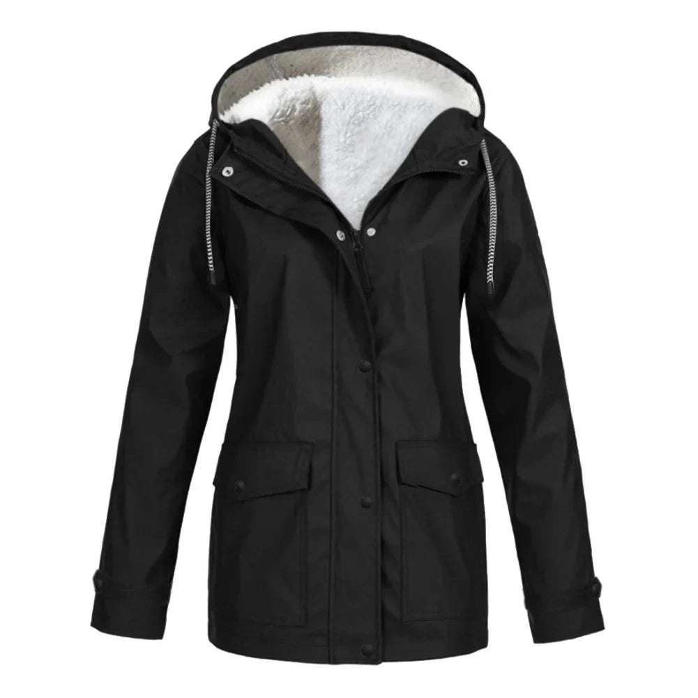 Lisslune | Long-sleeved Waterproof Raincoat with Hood