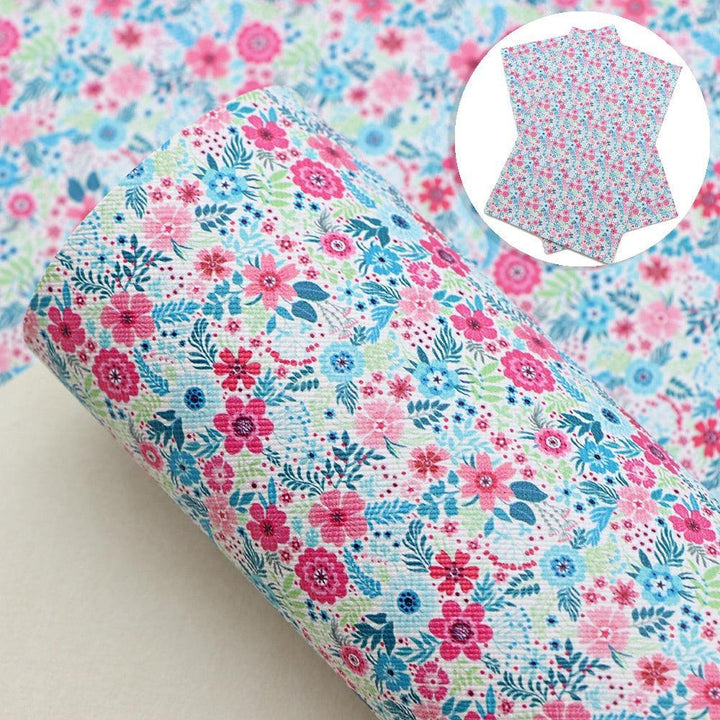 Lisslune | Floral Fantasy Synthetic Leather Craft Kit - Ignite your DIY imagination