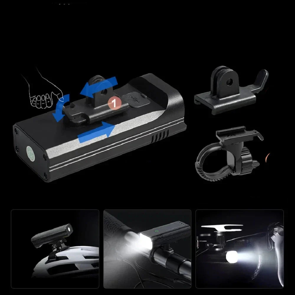 Lisslune | KrachtLight – 10000LM bicycle lighting with 3 mounts