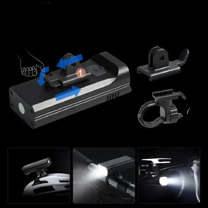 Lisslune | KrachtLight – 10000LM bicycle lighting with 3 mounts