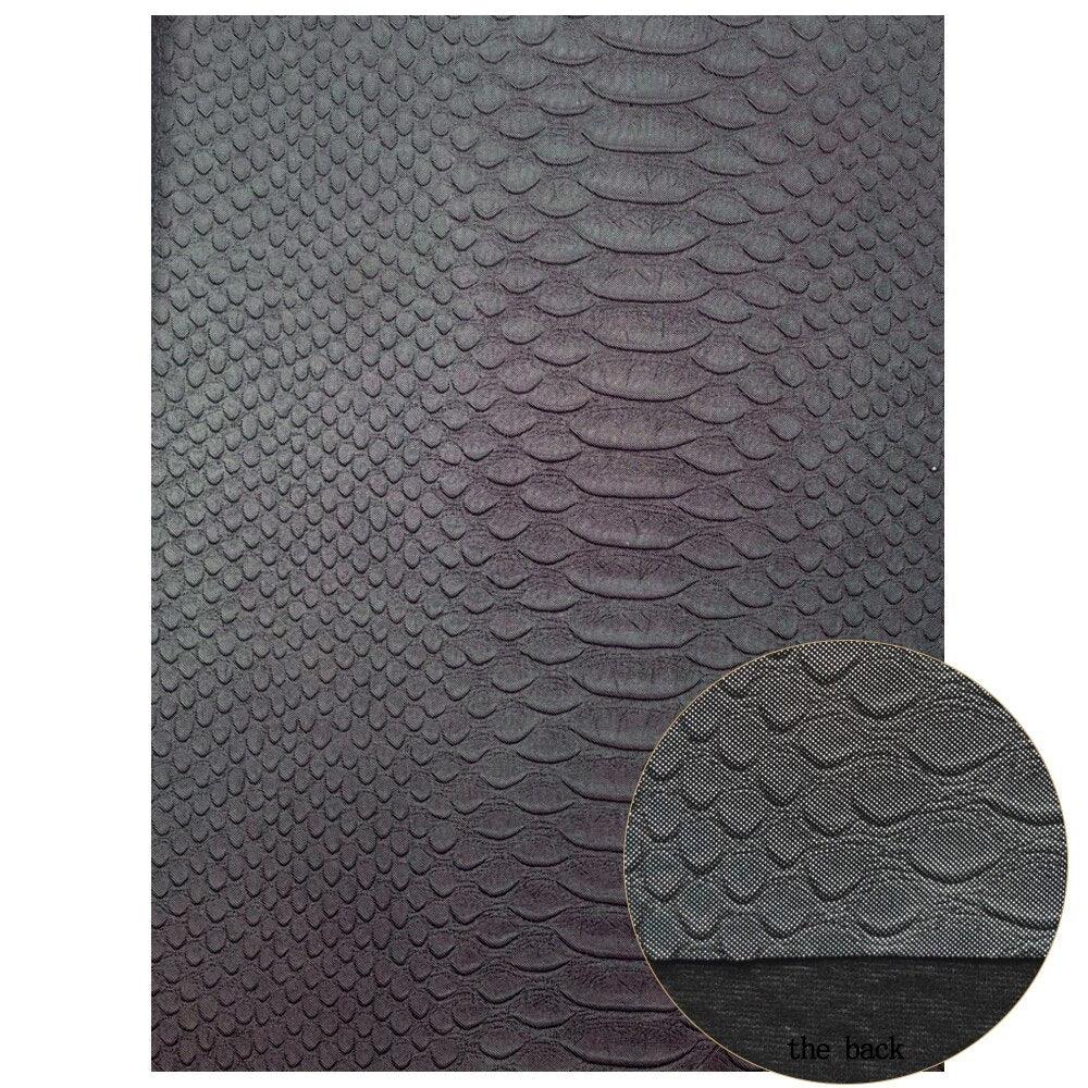 Lisslune | Exquisite Alligator Pattern Vegan Leather Crafting Sheets - Premium DIY Essentials