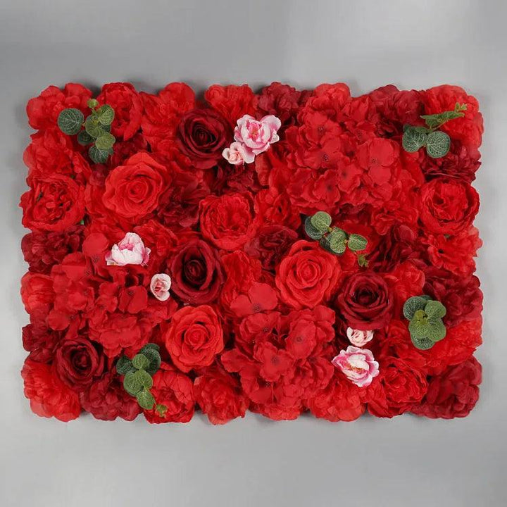 Lisslune | Elegant Flower Wall Art Handmade with Cotton, Silk and Artificial Flowers