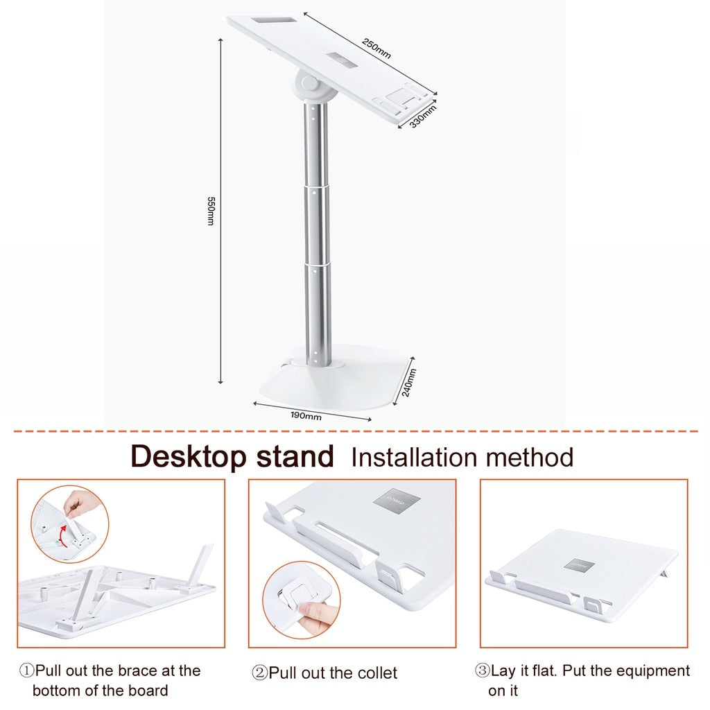 Lisslune | Adjustable Height Ergonomic Laptop Stand