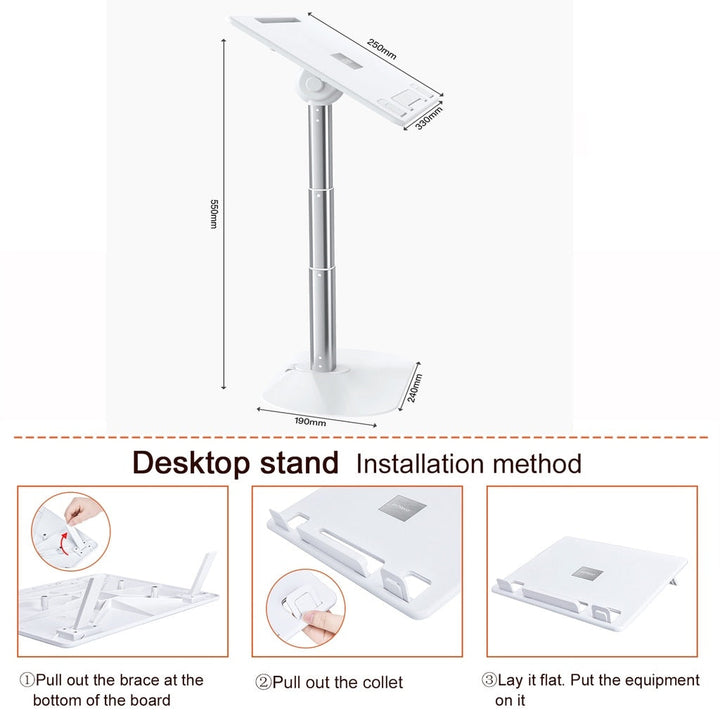 Lisslune | Adjustable Height Ergonomic Laptop Stand