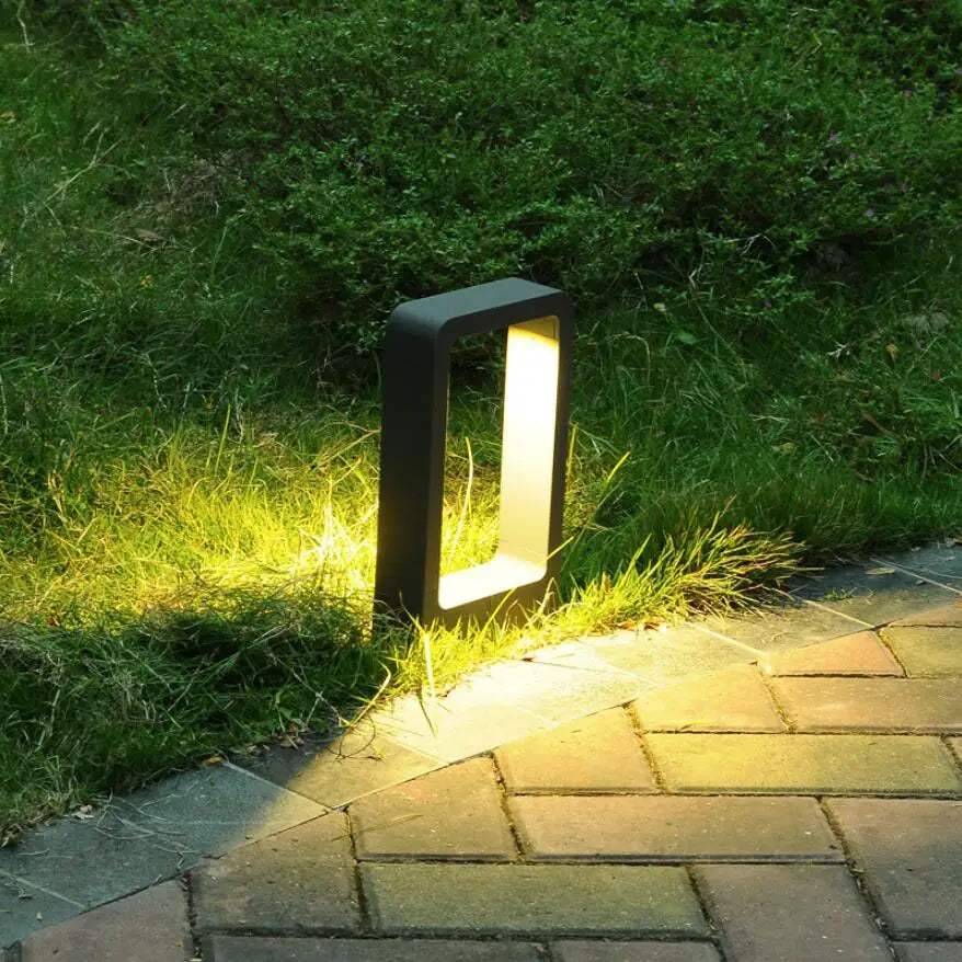 Lisslune | 15W LED garden light: aluminum post lamp for outdoor courtyard, villa landscape lighting