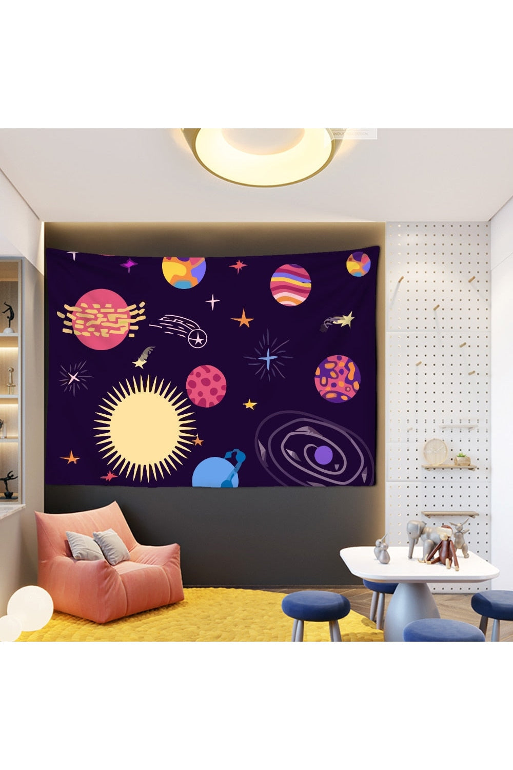 Lisslune | Pink Wall Tapestry