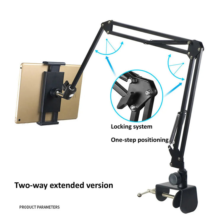 Lisslune | 360° Adjustable i Pad Holder Stand for Bed