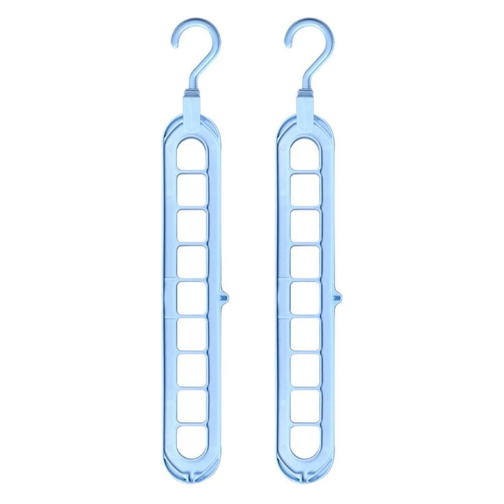 Lisslune | Chic circular 9-hole plastic closet organizer