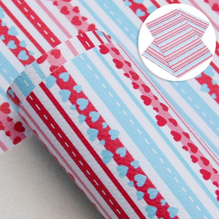 Lisslune | Chic Polka Dot Synthetic Leather Crafting Fabric