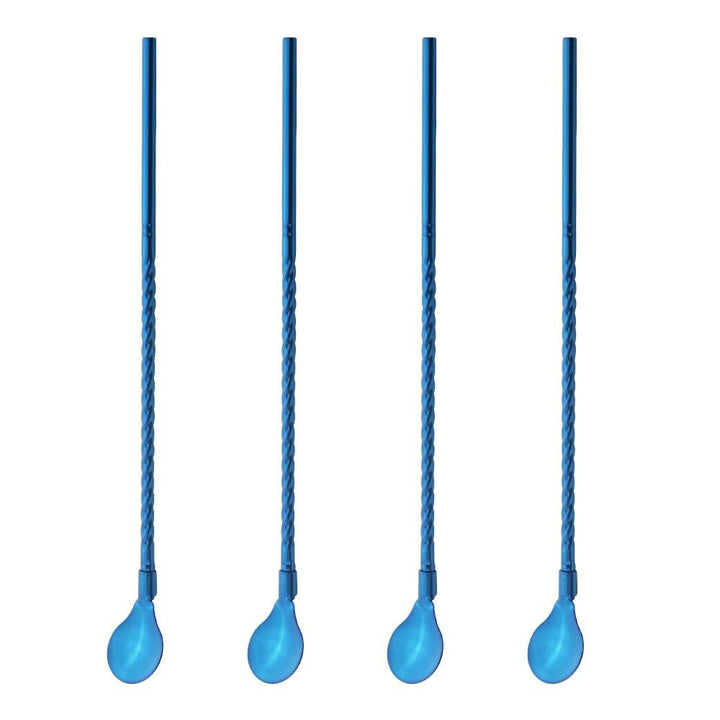 Lisslune | Stainless Steel Straw Spoon (4 pieces)