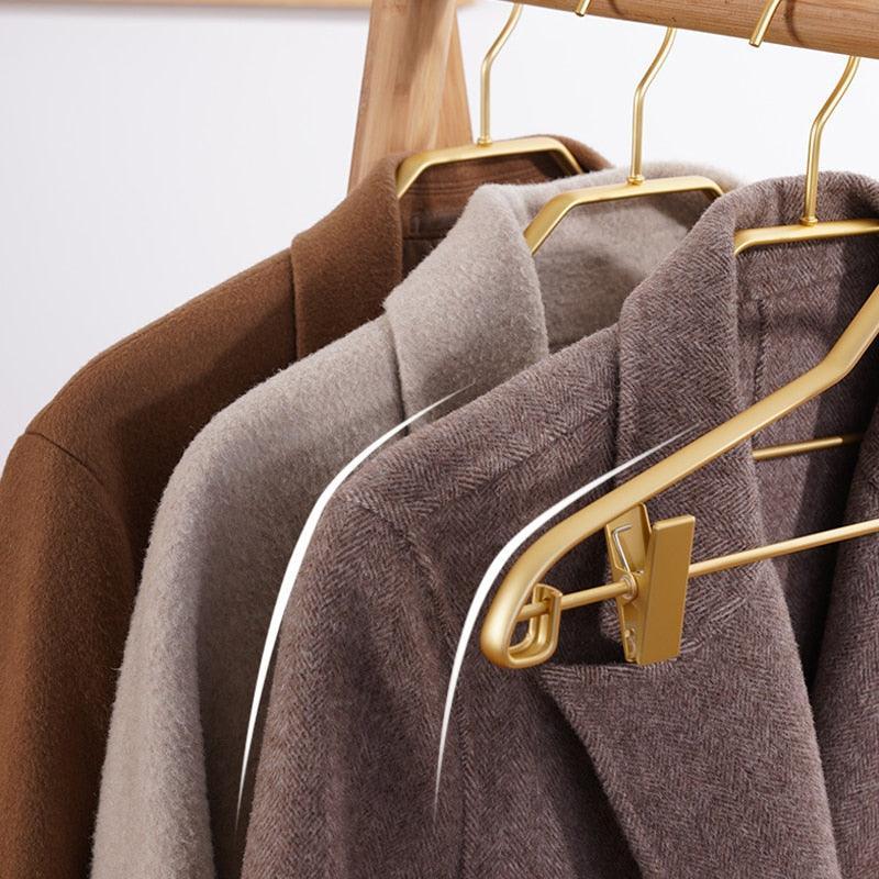 Lisslune | Premium Non-Slip Trouser Hanger Collection - 5 Pack in Sturdy Metal & Aluminum Alloy