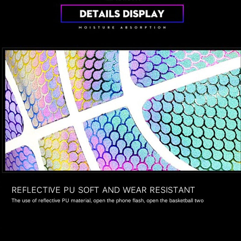 Lisslune | HoloBall - Reflective Basketball reflective basketball for invisible style