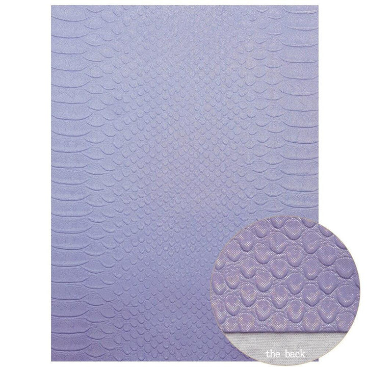 Lisslune | Exquisite Alligator Pattern Vegan Leather Crafting Sheets - Premium DIY Essentials