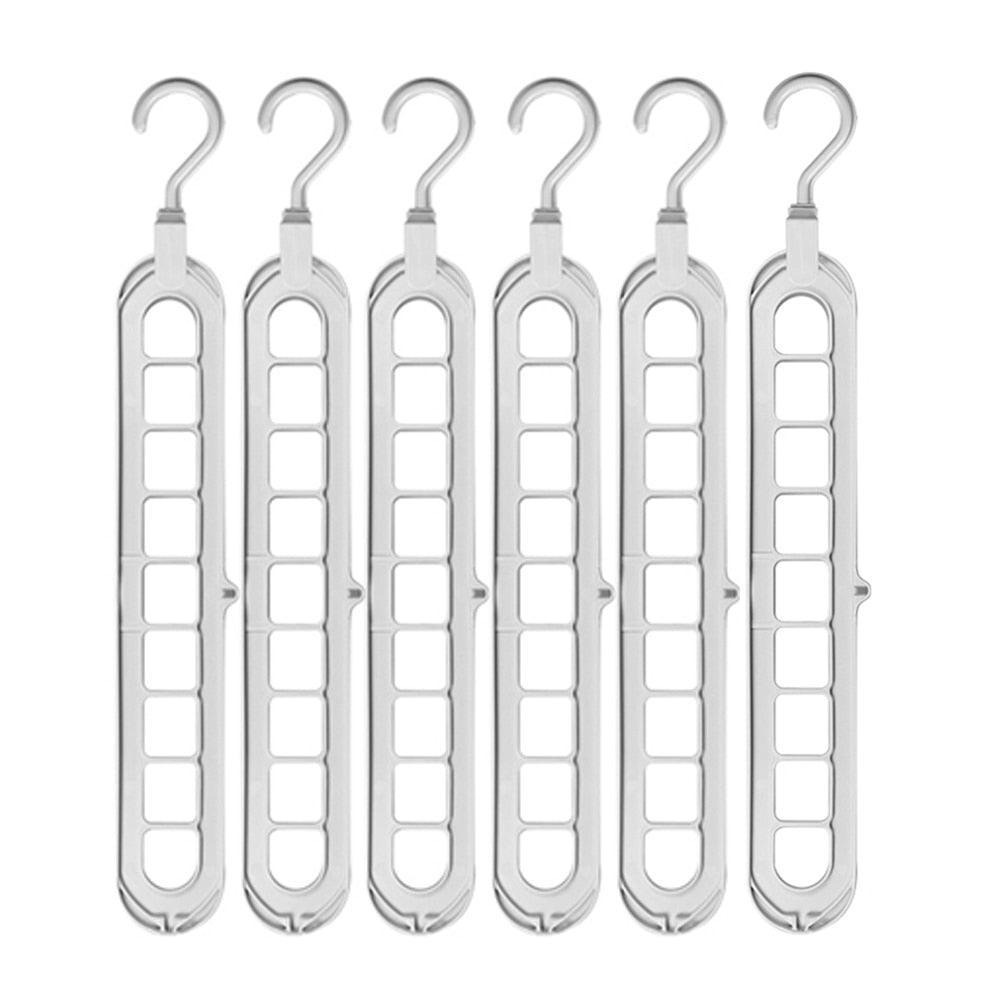 Lisslune | Chic circular 9-hole plastic closet organizer