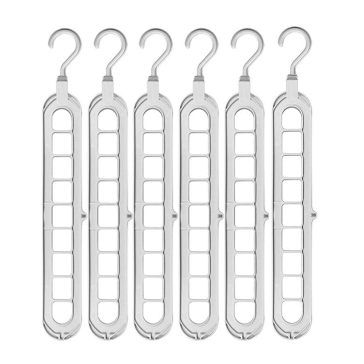Lisslune | Chic circular 9-hole plastic closet organizer
