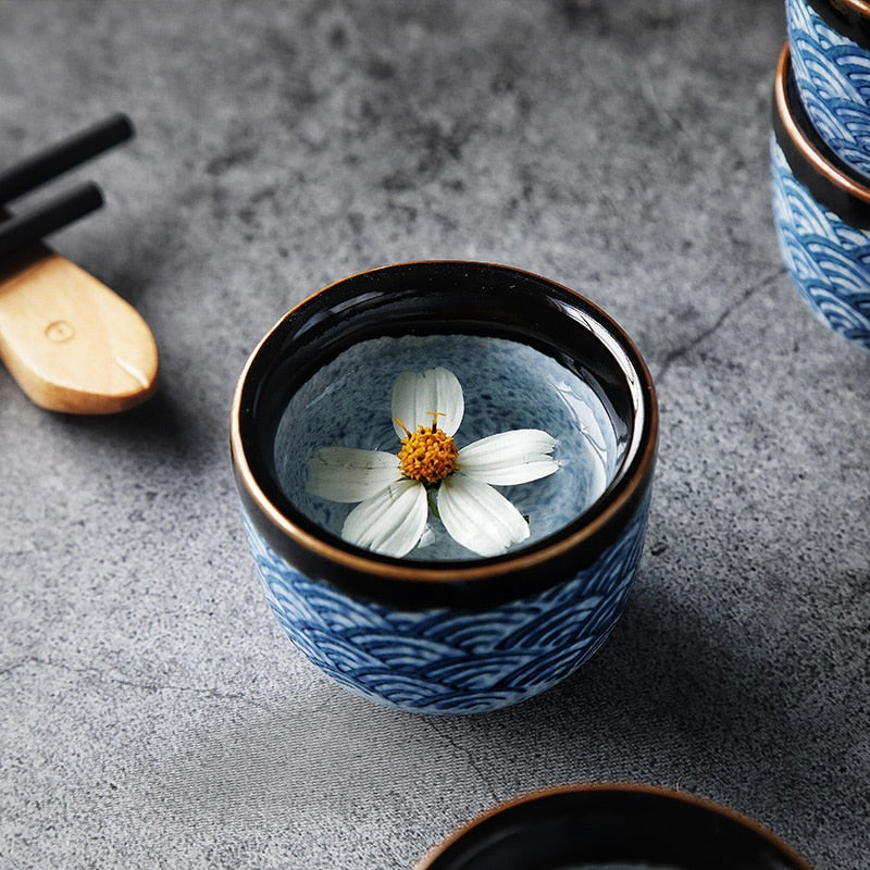 Lisslune | Sake wine in Japanese style, warm Chinese wine set, home ceramic sake wine set for ladies