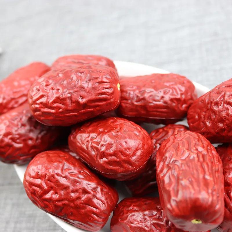 Lisslune | Set of 10 lifelike, artificial, dried jujube decorative elements for home and event designs