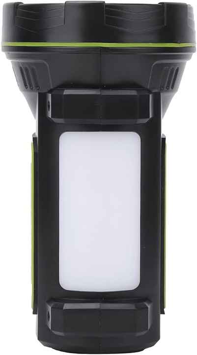 Lisslune | LED flashlight with side spotlight – Portable work light for camping and emergencies