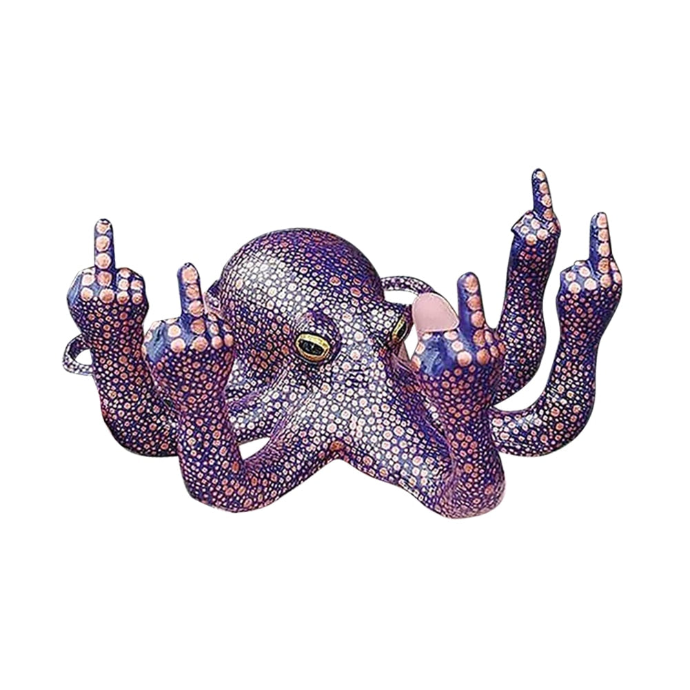 Lisslune | Angry Luminous Octopus Resin Decor