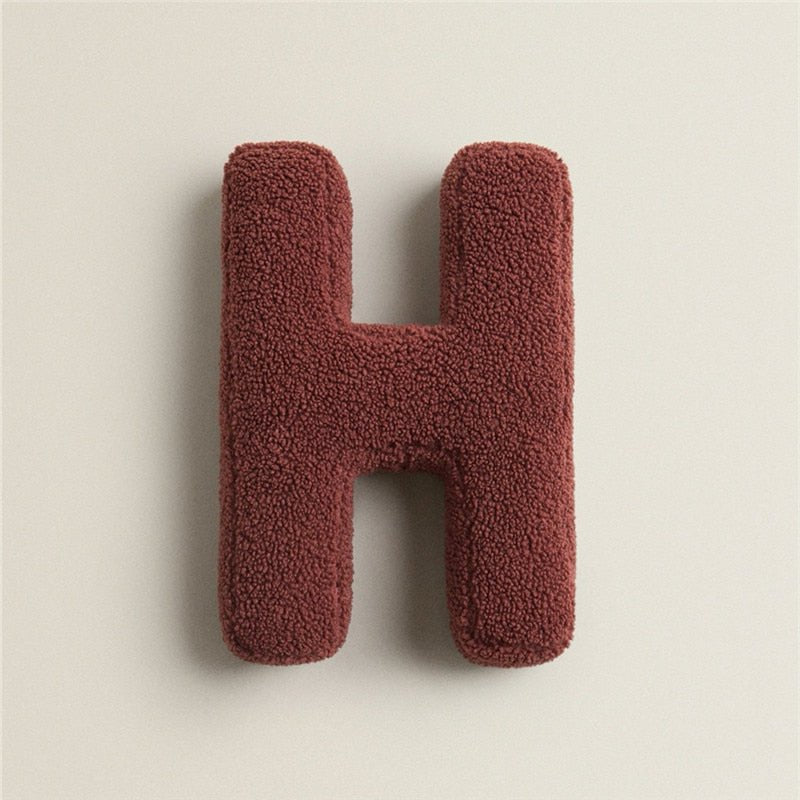 Lisslune | PlushLetter Pillow - Soft Letter Pillow for Bedroom and Children's Room
