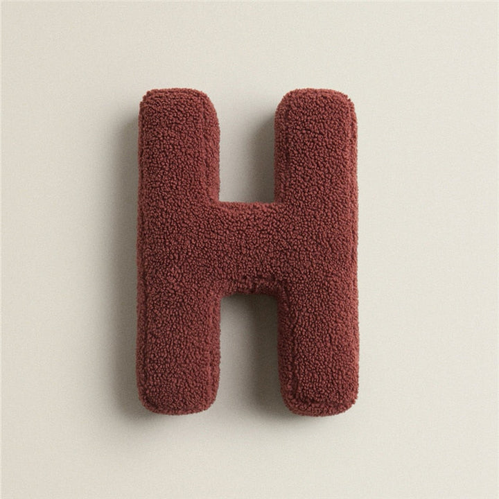 Lisslune | Alphabet Letter Fleece Pillow