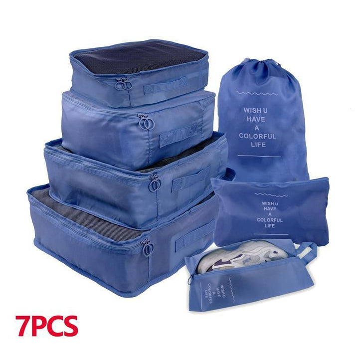 Lisslune | Travel Smart: versatile 8/6/1-piece organizer set for effortless packing