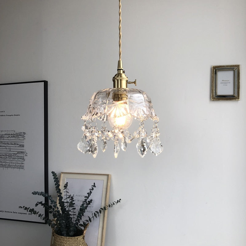 Lisslune | LumiGlace – Elegant pendant lamp with clear crystal glass design for discerning interiors