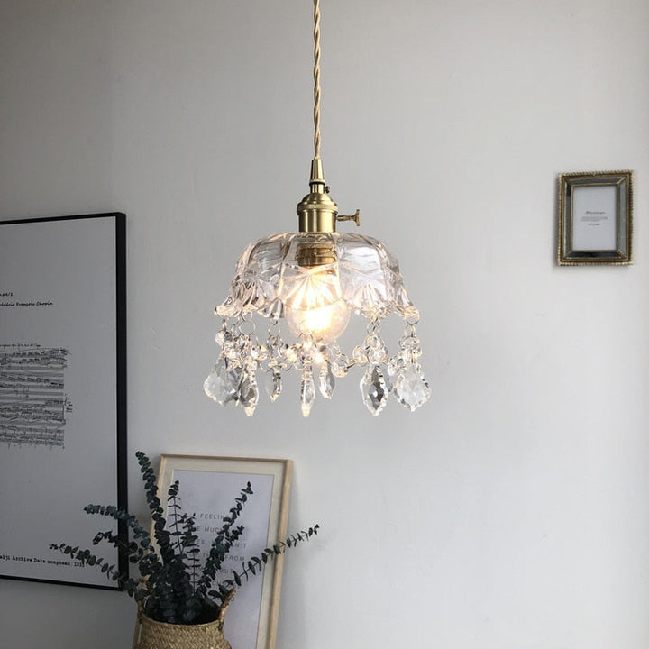 Lisslune | LumiGlace – Elegant pendant lamp with clear crystal glass design for discerning interiors