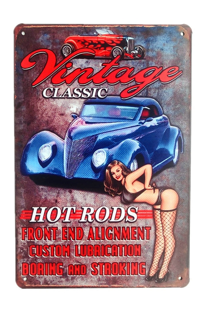 Lisslune | Service Girl Vintage Poster