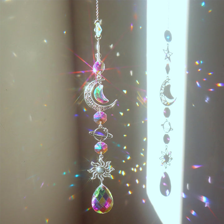 Lisslune | Dream Combo Symphony Crystal Wind Chime Moon Sun Catcher