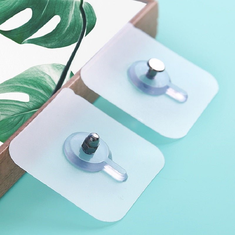 Lisslune | Self-adhesive wall hooks for pictures without drilling (10 pieces)