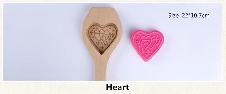 Lisslune | 3D Wooden Baking Decorative Molds