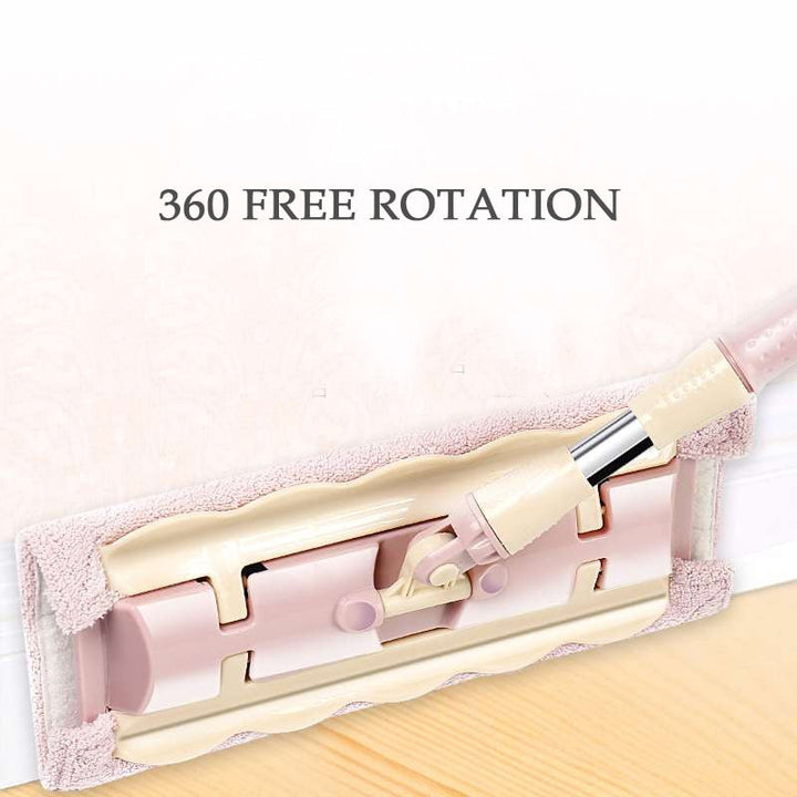Lisslune | 360 Degree Telescopic Large  Flat Mop