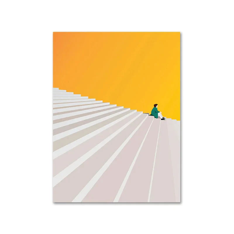 Lisslune | Geometry Canvas Poster