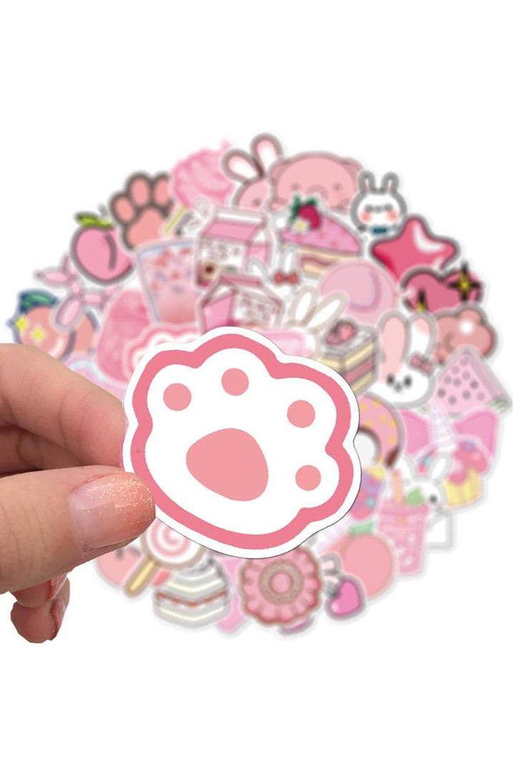 Lisslune | Pink Sticker Set