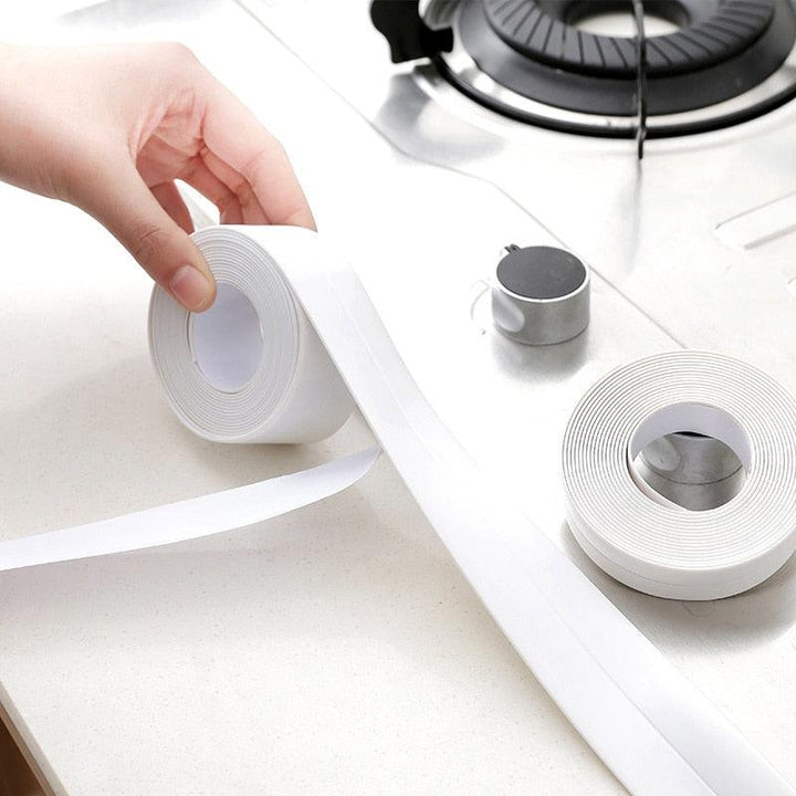 Lisslune | Waterproof, mold-resistant PVC sealing tape for kitchen and bathroom - Reliable, durable protection