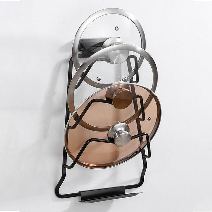 Lisslune | Wall-Mounted Extreme Pot Lid Holder Rack