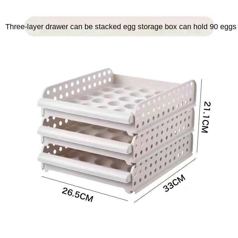 Lisslune | Smart Organizer Egg Storage Container