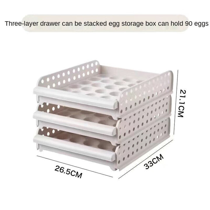Lisslune | Smart Organizer Egg Storage Container