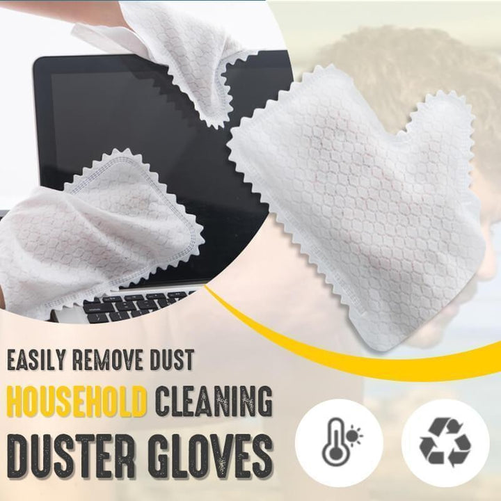 Lisslune | 10Pcs Reusable Microfiber Dust Cleaning Gloves