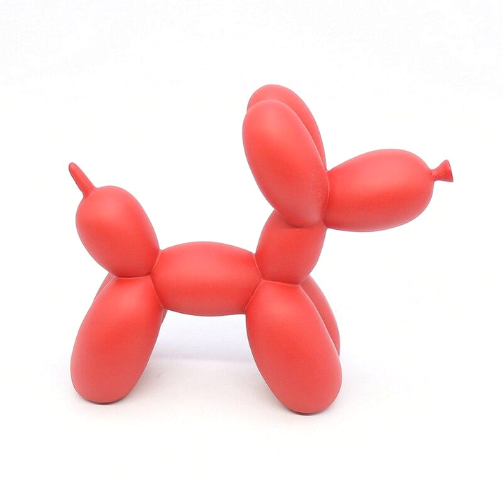 Lisslune | BalloonDog Lively Dog Sculpture | Pop-Art Decoration | Modern Home Decor | Handmade Statue