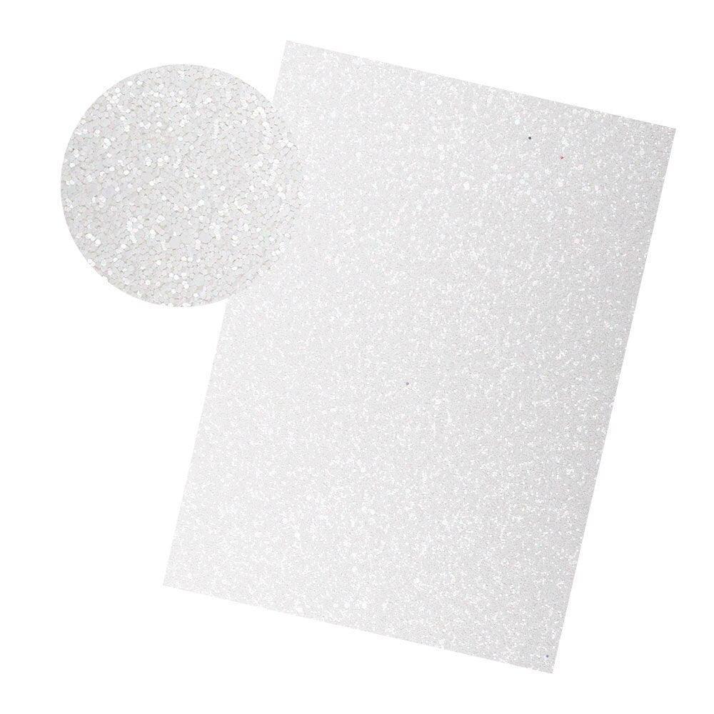 Lisslune | Iridescent Rainbow Glitter Synthetic Leather Leaves for Elegant DIY Masterpieces