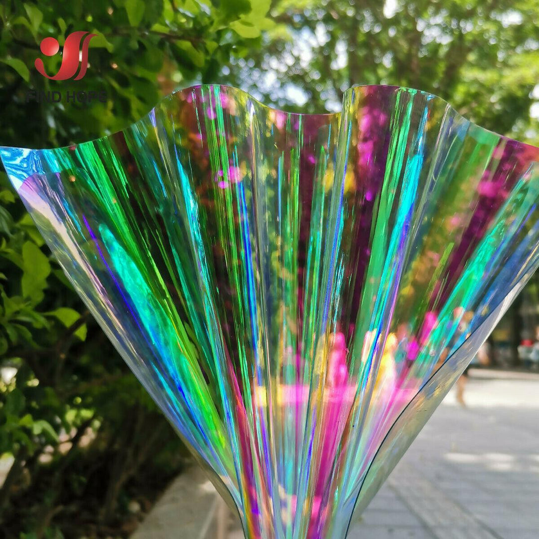 Lisslune | Iridescent Rainbow Holographic Craft Vinyl - Turn your DIY projects into a more sparkling whole