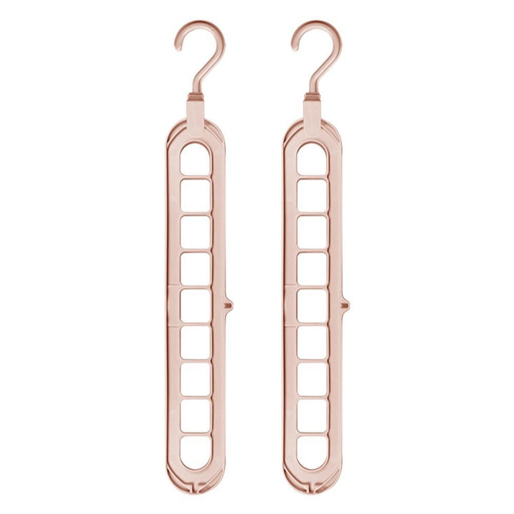 Lisslune | Chic circular 9-hole plastic closet organizer