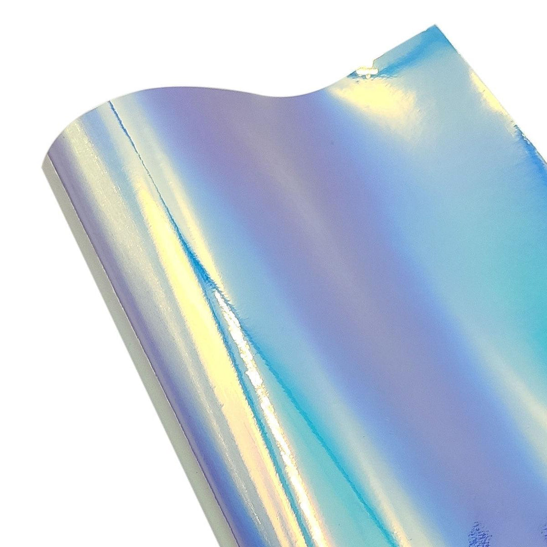 Lisslune | Reflective Holographic Iridescent Synthetic Leather - Essential Crafting Material