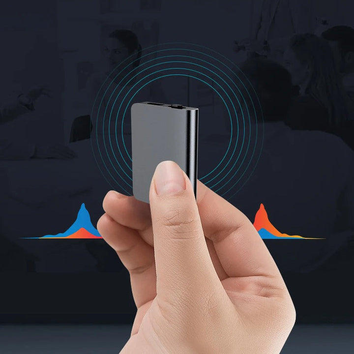 Lisslune | UltraThin Mini Audio Recorder – Discreet Portable Recording with Long Battery Life