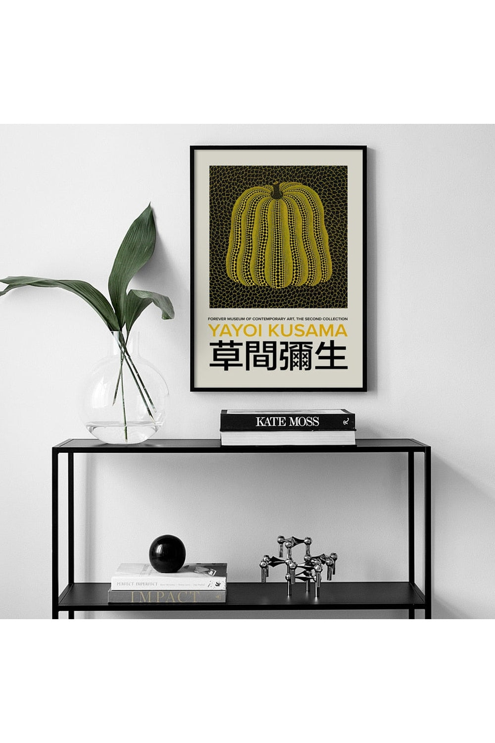 Lisslune | Kusama Artwork Canvas Poster