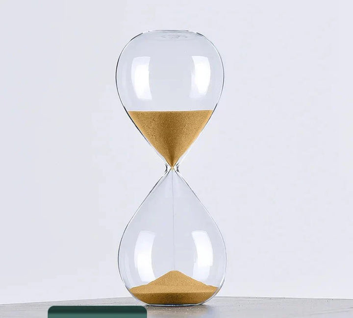 Lisslune | Glass Sand Timer | Stylish Decoration with 5/10/30/60 Minutes Indication