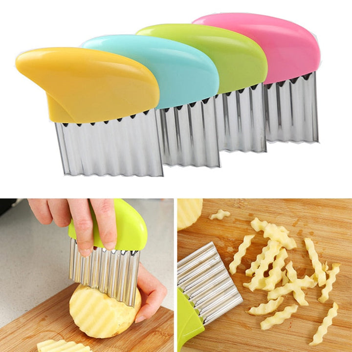 Lisslune | Speed Cut Wrinkle Manual Potato Chips Slicer