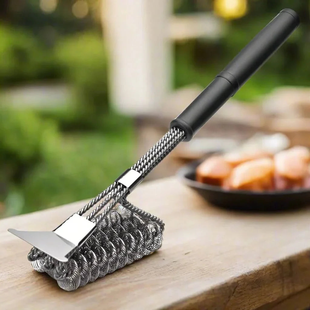 Lisslune | GrillMaster Bristle-Free Brush – Safe & effective for all grill grates